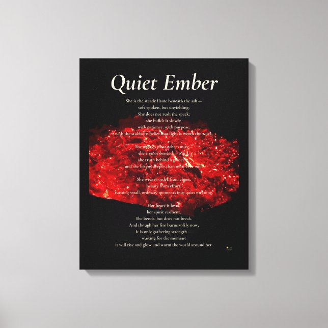 Toile Quiet Ember (Recto)