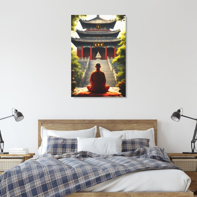 Toile Quiétude du temple (Insitu(Chambre))