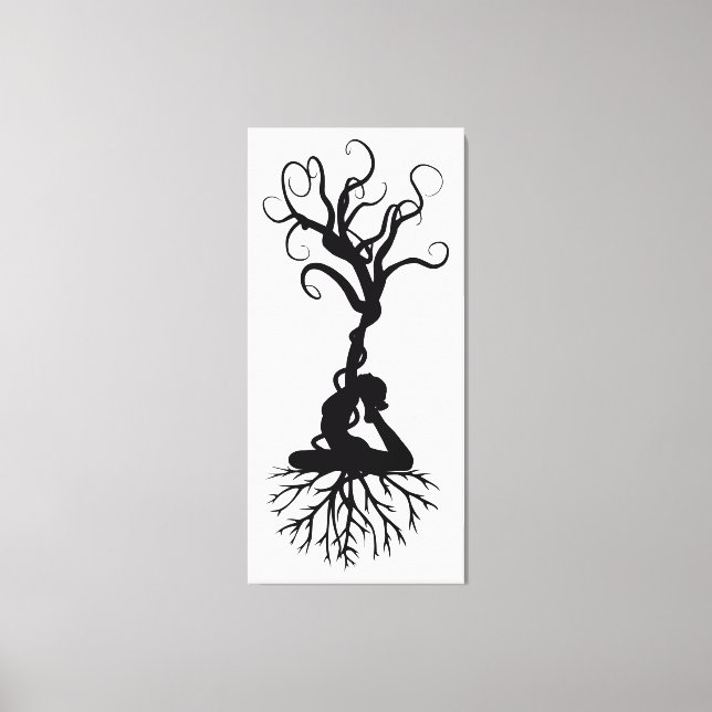 Toile Racines de yoga (Recto)