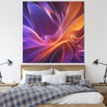 Radiant orange purple