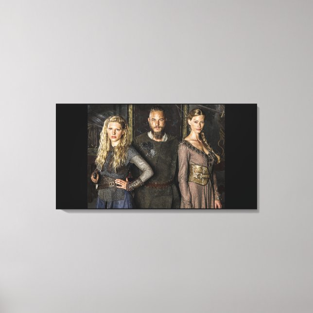 Toile Ragnar Lothbrok Lagertha Aslaug (Recto)