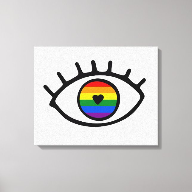 Toile Rainbow eye (Recto)
