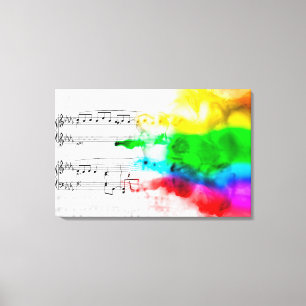 Toile Rainbow Music