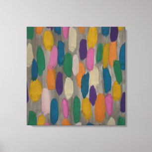 Toile Rainy Day Brushstrokies Abstrait Art Canvas Imprim