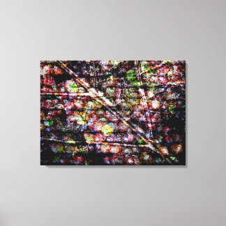 Toile Raisins d'art sur feuille
