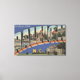 Toile Raleigh, la Caroline du Nord - grandes scènes de
