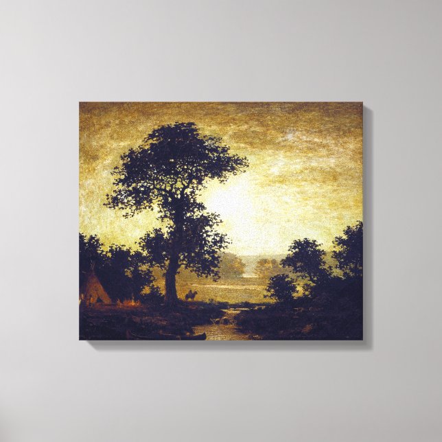 Toile Ralph Albert Blakelock Moonlight (Recto)