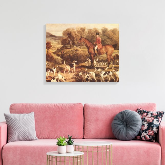 Toile Ralph Lambton et ses chiens par James Ward (Insitu(Salon))
