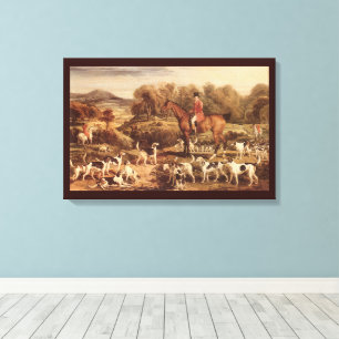 Toile Ralph Lambton et ses chiens par James Ward