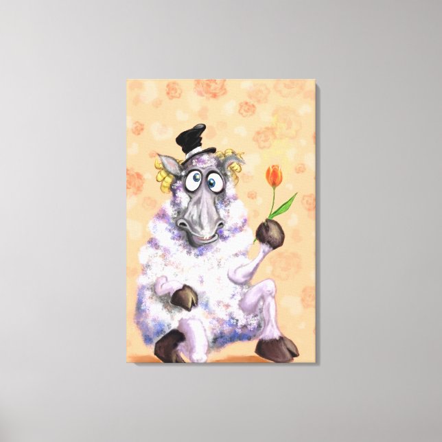 Toile Ram drôle en amour (Recto)