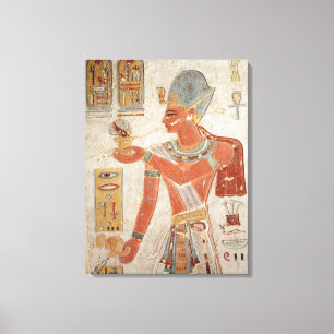 Toile Ramesses III dans la robe de bataille
