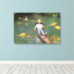 Toile Rameurs par Gustave Caillebotte, Beaux-Arts Ancien