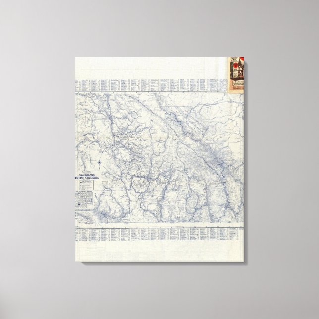 Toile Rand McNally Official 1925 Auto Trails Map 2 (Recto)