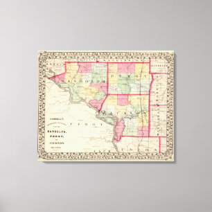 Toile Randolph, Perry, comtés de Jackson
