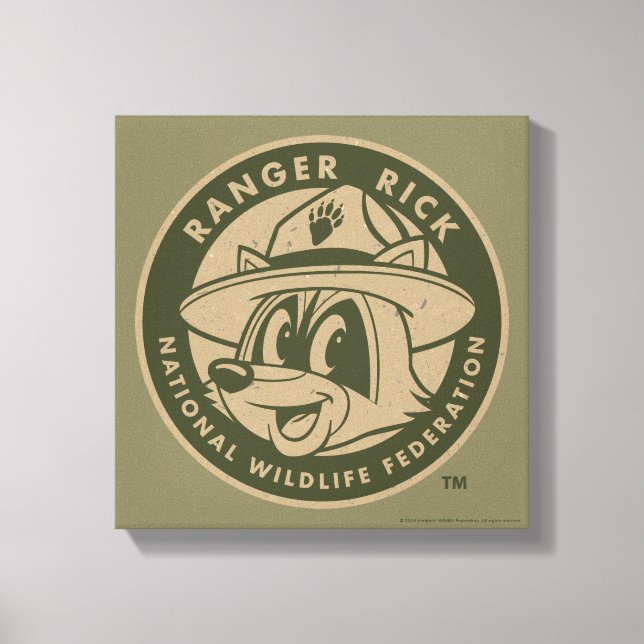 Toile Ranger Rick Logo de Rick Khaki (Recto)