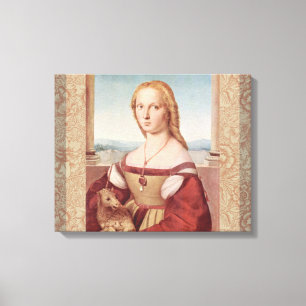 Toile Raphael Dame et la Licorne Classique beaux-arts
