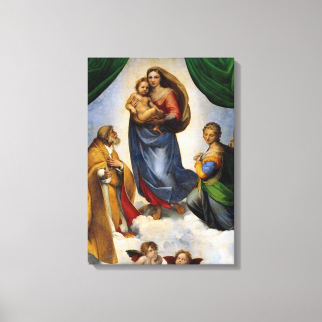 Toile Raphael Sistine Madonna (Recto)