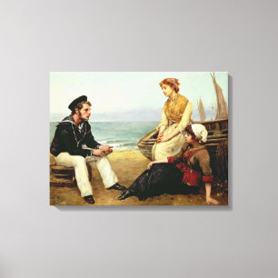 Toile Rapport de ses aventures, 1881