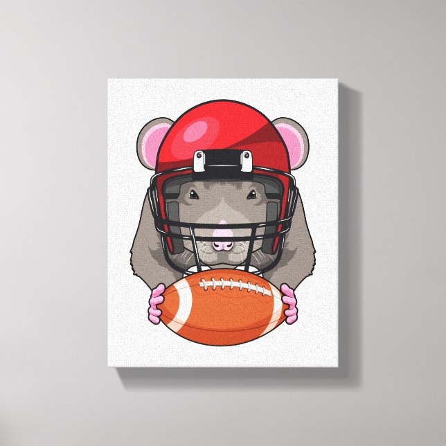 Toile Rat au football (Recto)