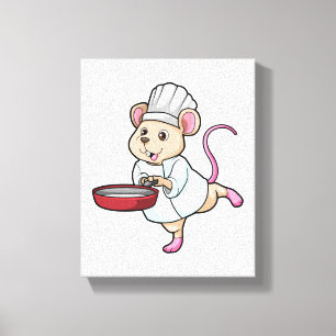Toile Rat comme Cuire avec Pan & Cuisine casquette