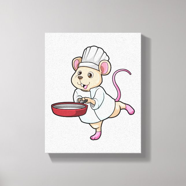 Toile Rat comme Cuire avec Pan & Cuisine casquette (Recto)