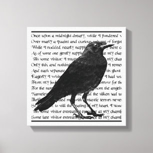 Toile Raven Poem Edgar Allan Poe
