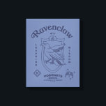 Toile RAVENCLAW™ Wit Learning Wisdom Crest<br><div class="desc">Celebrate wisdom, wit, and a love of learning with this elegant Ravenclaw™ crest design. Showcasing the proud house eagle set within a classic shield, this refined artwork highlights Ravenclaw’s defining traits — Wit, Learning and Wisdom — in a clean, timeless layout. Rendered in cool, sophisticated house tones, the detailed linework...</div>
