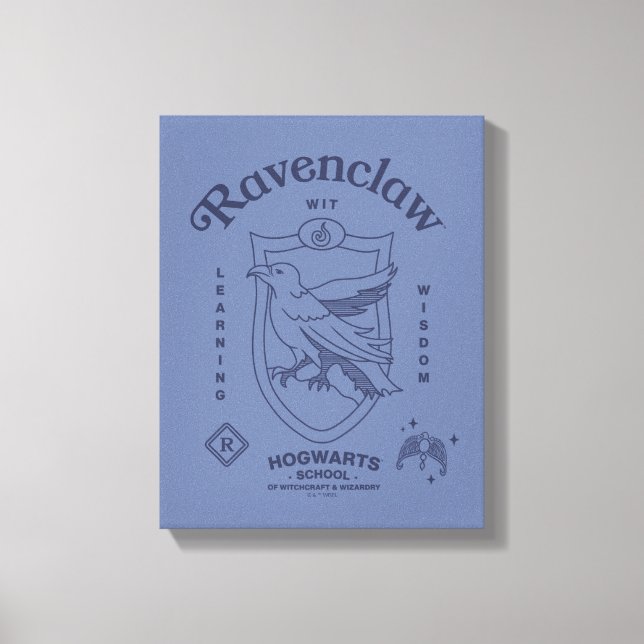Toile RAVENCLAW™ Wit Learning Wisdom Crest (Recto)