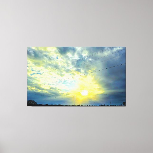 Toile Rayons de lumière (Recto)