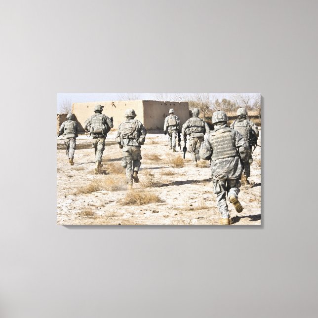 Toile réaction des soldats à une attaque aux armes légèr (Recto)