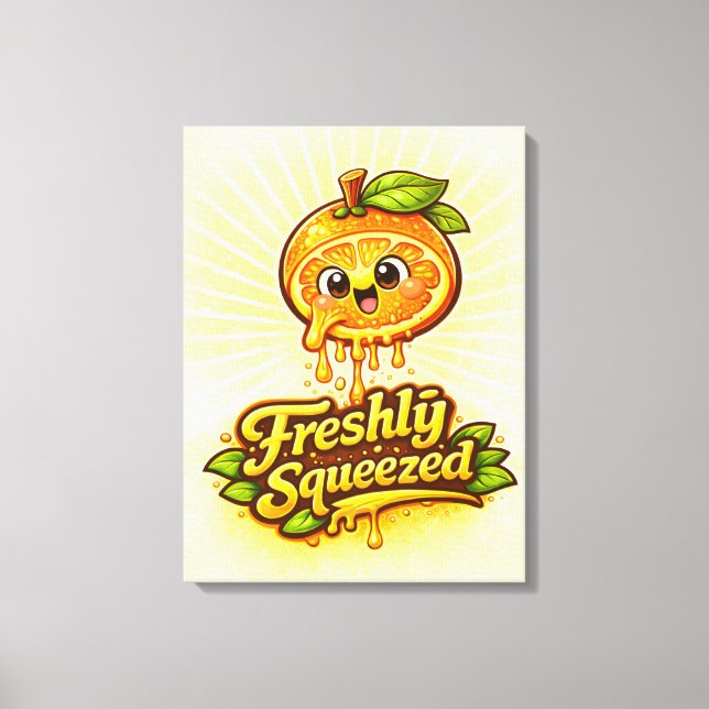 Toile Récemment Pressé - Ambiance Fruitée - Les Passionn (Recto)