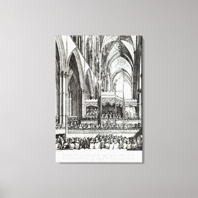 Toile Réception à la commémoration de Handel (Recto)