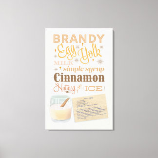 Toile Recette Eggnog de maman