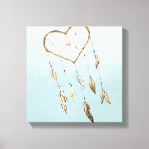 Toile Receveur rêveur de coeur
