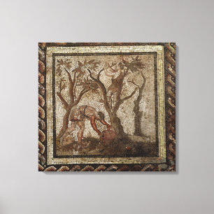 Toile Récolte de raisins, de Saint-Romain-en-Gal