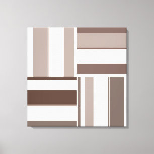 Toile Rectangles de blocs de couleurs géométriques - Bro