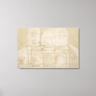 Toile Recto : Conception architecturale (villa Madama)