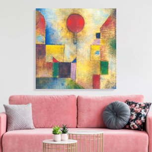 Toile Red Balloon Paul Klee