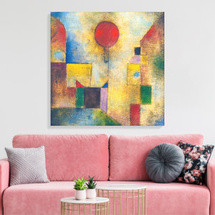 Toile Red Balloon   Paul Klee  