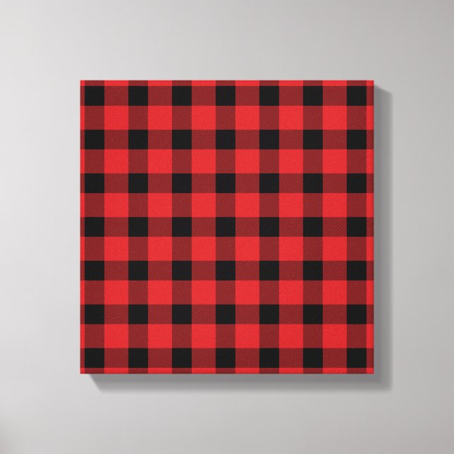 Toile Red Buffalo Country (Recto)