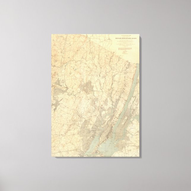 Toile Red Sandstone, New Jersey 3 (Recto)