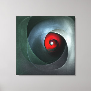 Toile Red Swirl Artistique moderne Art Abstrait Motif #1