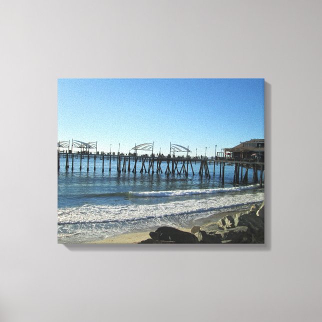 Toile REDONDO BEACH, CA #3 SUR CANVAS 20 "x 16" (Recto)