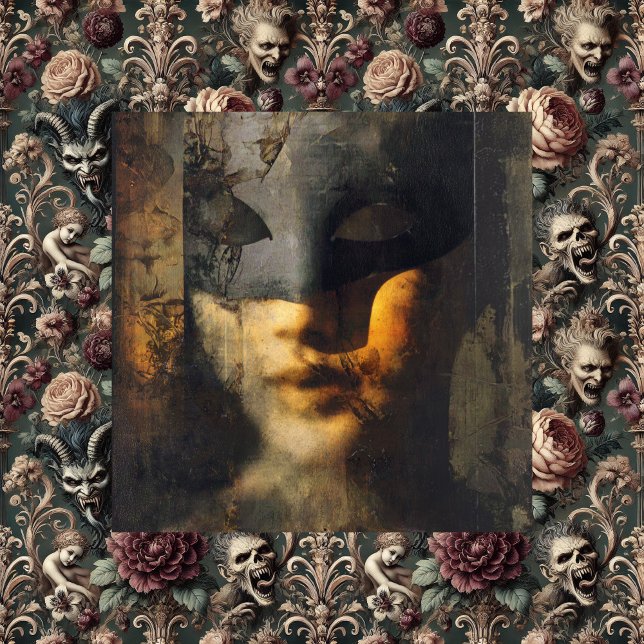 Toile Reflections of Intel — Gothic Surreal Canvas Art (Reflections of Intel + Haunted Harmonics )