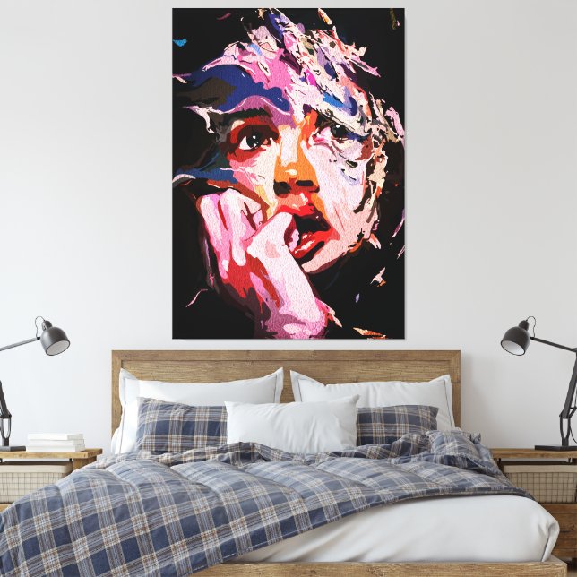 Toile Reflet Brisé Surréaliste – Émotionnel Abstrait (Insitu(Chambre))
