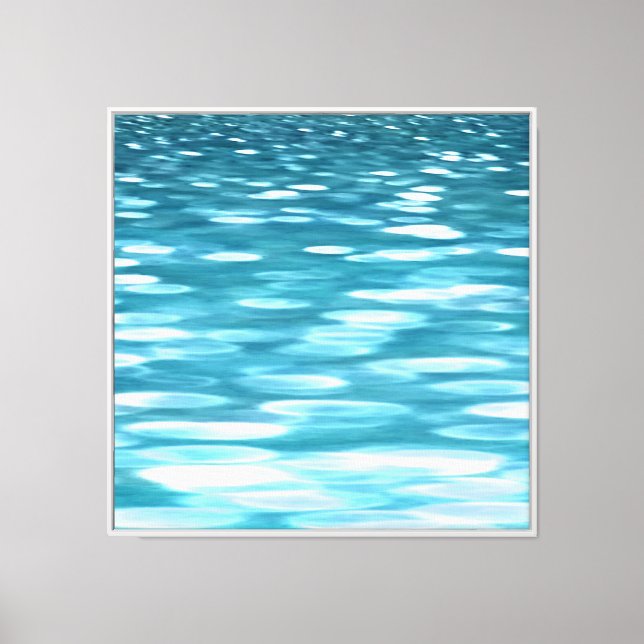 Toile Reflet sarcelle (Recto)