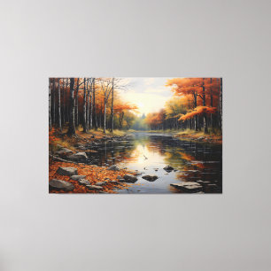 Toile Reflets d'automne