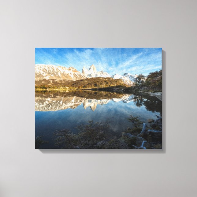 Toile Réflexion De La Patagonie (Recto)