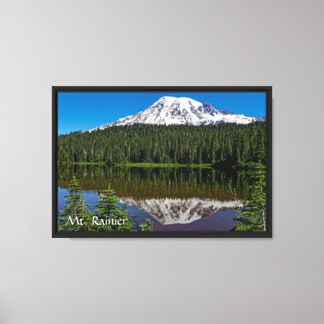 Toile Réflexion - Mt. Rainier, Washington (Recto)