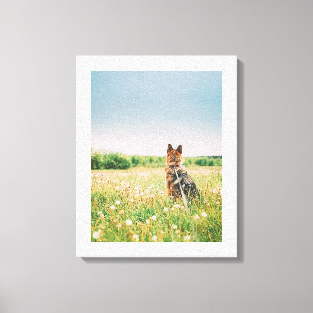 Toile Regard Fidèle dans la Prairie (Recto)